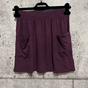 Aritzia Talula Violet Jersey Mini Skirt